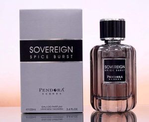 عطر پرفیوم ساورن اسپایس برست مردانه پندورا Sovereign Spice Burst Mens Spray EDP 100ml Pendora Scents Fragrance Long-Lasting Perfume PARIS CORNER PERFUMES
