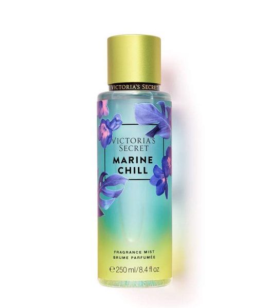 بادی اسپلش ویکتوریا سکرت مارین چیلVictoria's Secret Fragrance Body Mist Neon Botanicals 2019 Spring Limited Edition Marine Chill