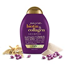 شامپو بیوتین و کلاژن او جی ایکسOGX Thick & Full + Biotin & Collagen Volumizing Shampoo for Thin Hair