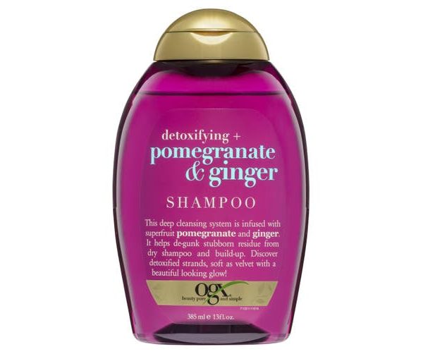 شامپوزنجبیل_اناراوج_ ایکس_OGX_Pomegranate_Ginger_Shampoo