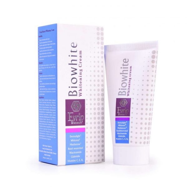 کرم ضد لک و روشن کننده اورین بیوتیک Evrin biotech Biowhite whitening cream 50 miL