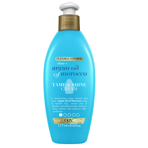 کرم مو روغن آرگان مراکشی او جی ایکس OGX Argan Oil of Morocco Anti Frizz Hair Tame and Shine Cream 177 ml