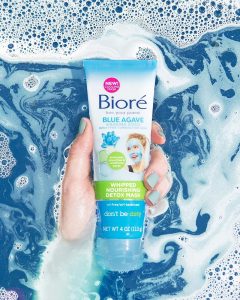 ماسک سم‌زدا و مغذی آگاو آبی و جوش شیرین بیوره مناسب برای پوست های مختلط Bioré Nourishing Detox Cream Mask with Blue Agave and Baking Soda for Combination Skin 110ml