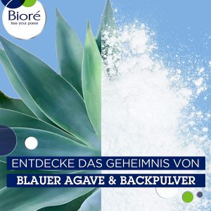 فوم پاک کننده ضد جوش آگاو آبی و جوش شیرین بیوره 270 گرم Bioré Anti-Pimple Cleansing Foam  Blue Agave and Baking Soda 270 g