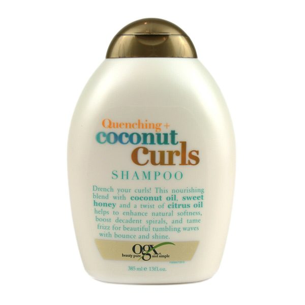شامپو و نرم کننده موی فر نارگیل او جی ایکسOrganix Quenching Curls Shampoo Coconut Fluid Ounce by Organix