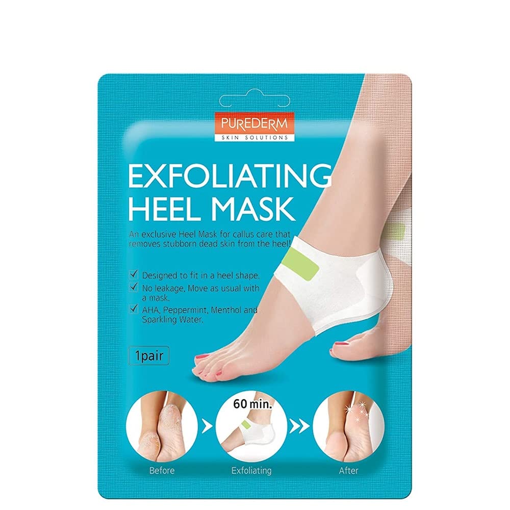 ماسک پاشنه پا پیوردم Purederm Exfoliation Foot Spa Self Foot Care Heel Foot Peeling Mask
