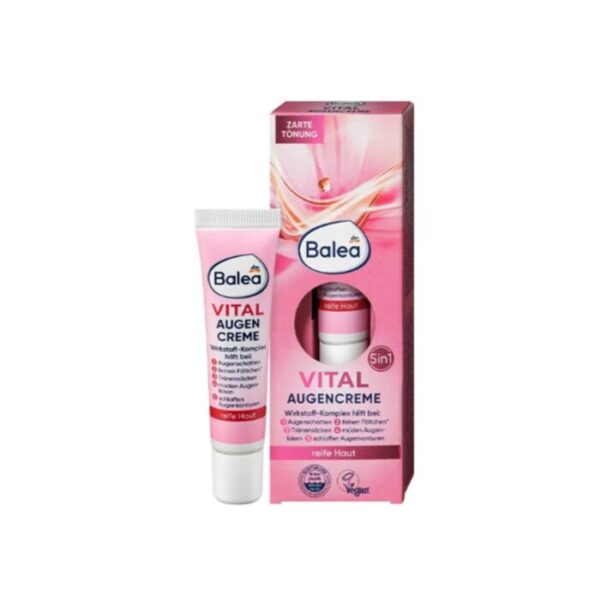 کرم دور چشم باله آ سفت کننده و ضد چروک قوی balea vital eye